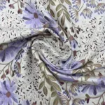Jacquard Leaves and Flowers - Azul - Image 2