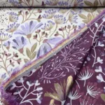 Jacquard Leaves and Flowers - Azul - Image 4