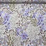 Jacquard Leaves and Flowers - Azul