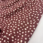 Viscose Dots - Bordeaux - Image 3