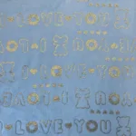 Coralina Glitter Teddy – Azul