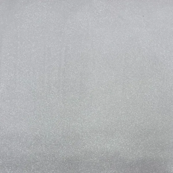 Feltro Glitter Silver - Branco