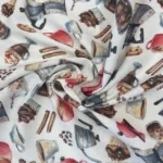 Loneta Estampada 2,80 mts Largura - Coffe Break - Image 2