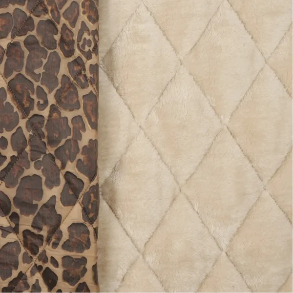 Acolchoado Leo c/ Pelo - Bege