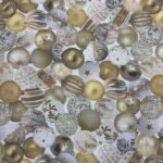 Panamá Lurex Natal Bolas 2,80 mt Largura