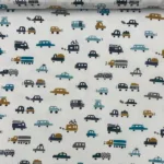 Popeline Cars - Branco