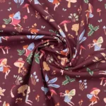 Popeline Fada - Bordeaux - Image 2