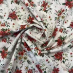 Popeline Natal -  Flowers - Image 3