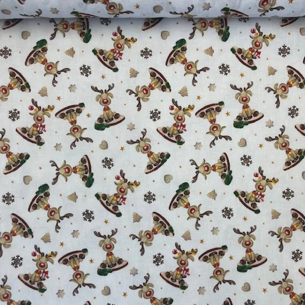 Popeline Natal - Reindeer