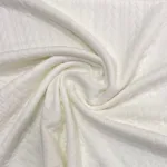 Jersey Jacquard Entrançado Acolchoado - Pérola - Image 2