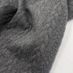 Jersey Jacquard Entrançado Acolchoado - Cinzento - Image 3