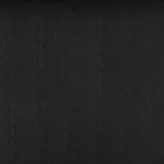 Jersey Jacquard Entrançado Acolchoado - Preto