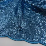 Lantejoula Shine c/ Terminação - Azul Turquesa