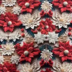 Atoalhado de Natal Efeito 3D