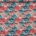 Seda Sablé Estampada 3D