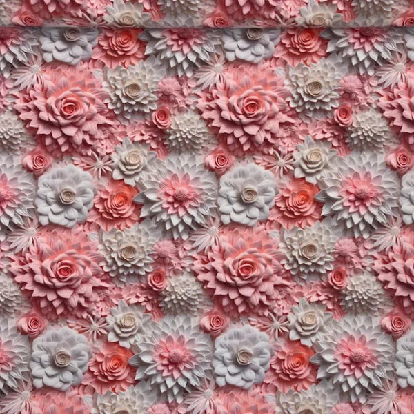 Seda Sablé Estampada 3D