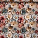 Seda Sablé Estampada 3D