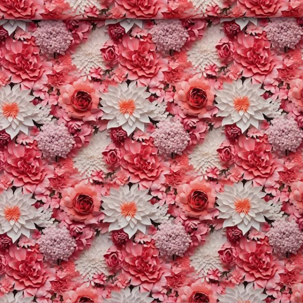 Seda Sablé Estampada 3D