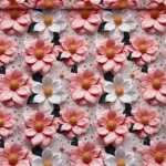 Seda Sablé Estampada 3D