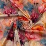 Seda c/ Lycra Estampada 3D Italiana - Image 2