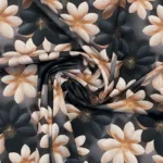 Seda c/ Lycra Estampada 3D Italiana - Image 2