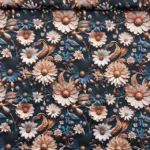 Seda c/ Lycra Estampada 3D Italiana