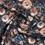 Seda c/ Lycra Estampada 3D Italiana - Image 2