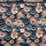 Seda c/ Lycra Estampada 3D Italiana