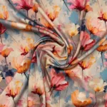 Seda c/ Lycra Estampada 3D Italiana - Image 2