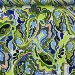 Viscose Paisley - Verde