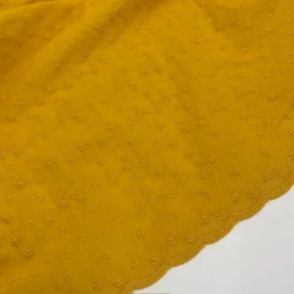 Bordado Inglês - Amarelo Torrado