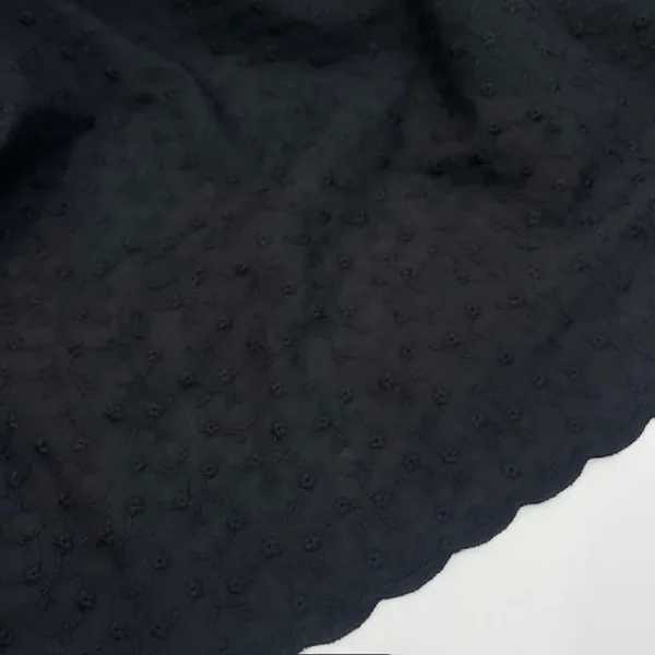 Bordado Inglês - Preto