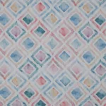 Musselina Geo Watercolor - Azul