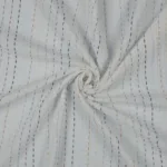 Musselina Bordada Riscas - Branco - Image 2