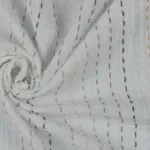 Musselina Bordada Riscas - Branco - Image 3
