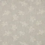 Linho Viscose Bordado Flowers - Natural