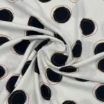 Linho Viscose Dots - Preto - Image 2