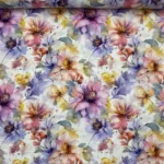 Linho Field Flower - Rosa