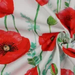 Popeline Big Flower - Branco - Image 3