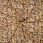 Popeline Flower Fest - Branco / Lilás - Image 2