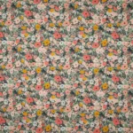 Popeline Flower Fest - Crú / Rosa