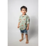 Popeline Forest Animals - Verde Menta - Image 4