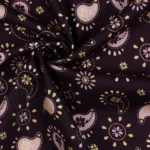 Popeline Glitter Paisley - Roxo - Image 2