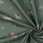 Popeline Sweet Horses - Verde - Image 3