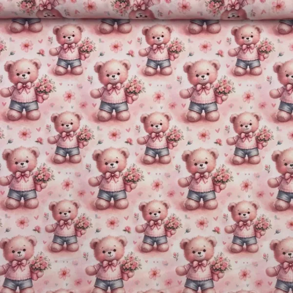 Popeline Teddy Boy - Branco