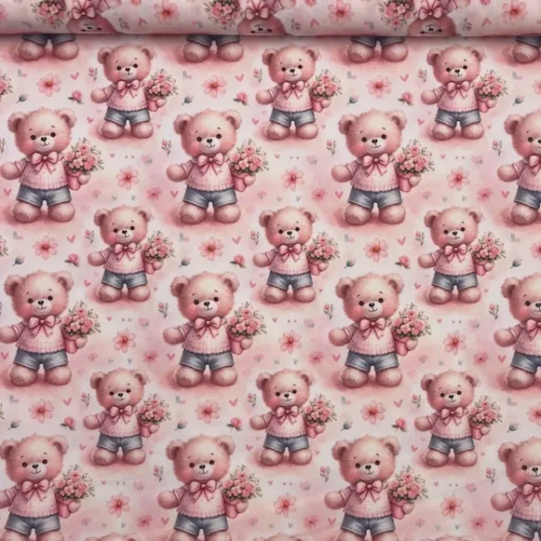 Popeline Teddy Boy - Branco