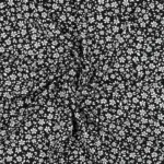 Viscose Small Flower c/ Elastano - Preto - Image 3