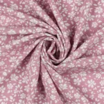 Viscose Small Flower c/ Elastano - Rosa - Image 2