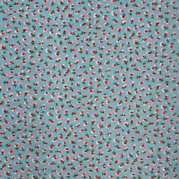 Chiffon Little Flower - Azul