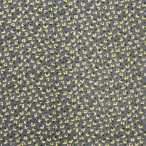 Chiffon Little Flower - Cinzento